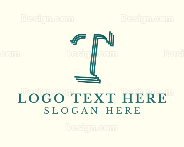 Professional Corporate  Letter T Logo