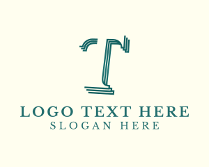 Professional Corporate  Letter T logo