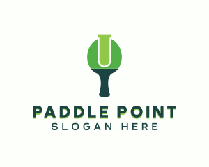 Table Tennis Paddle Lab logo design