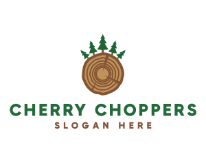 Cedar Pine Wood Forest logo design