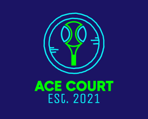 Tennis Racket Sports logo