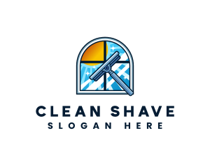 Window Cleaning Maintenance logo design