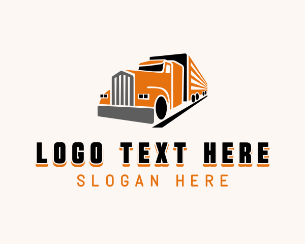 Trailer Truck logo example 3