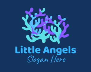 Colorful Coral Reef logo