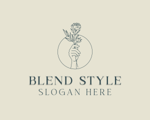 Rose Floral Styling logo design