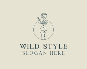 Rose Floral Styling logo design