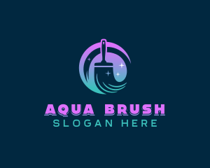 Brush Paint Painter logo design