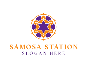 Floral Mandala Pattern logo