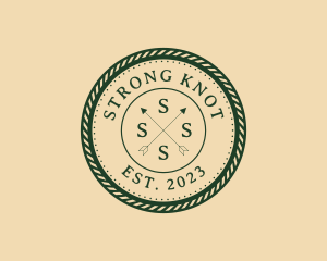 Hipster Arrows Rope Studio logo