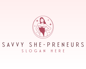 Woman Sexy Beauty  logo design