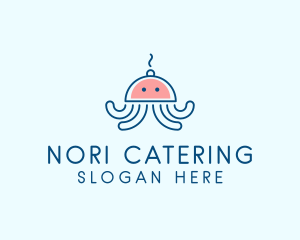 Squid Cloche Cooking logo design