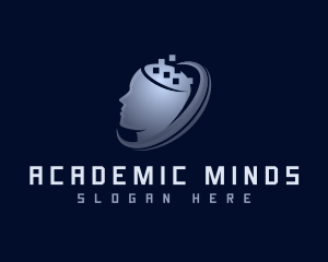 AI Cyber Mind logo design