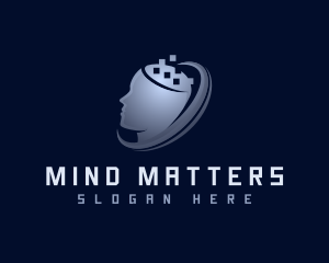 AI Cyber Mind logo design