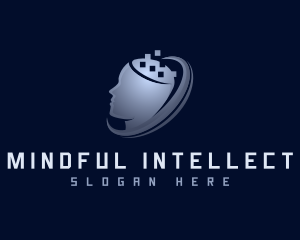 AI Cyber Mind logo design