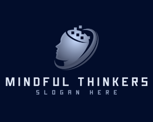 AI Cyber Mind logo design