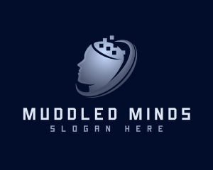 AI Cyber Mind logo design