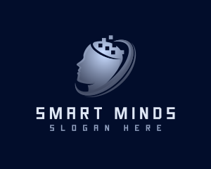 AI Cyber Mind logo design