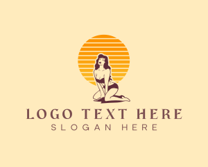 Woman Swimwear Beauty logo