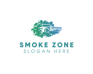 Smoke Car Auto logo design