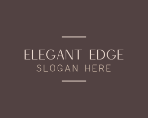 Elegant Luxury Wordmark logo design