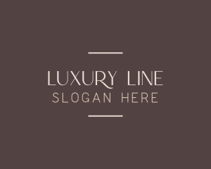 Elegant Luxury Wordmark logo design