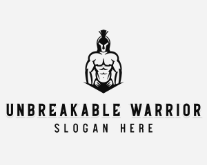 Strong Warrior Man logo design