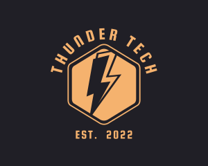 Electric Company Thunder Bolt logo design