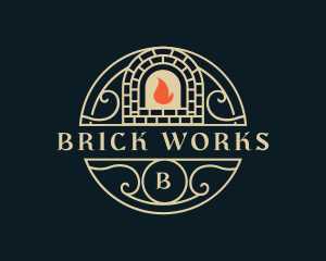 Pizza Brick Oven logo design