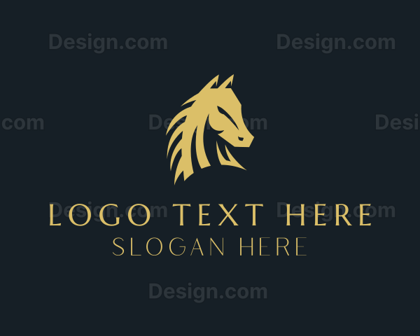 Elegant Horse Head Logo