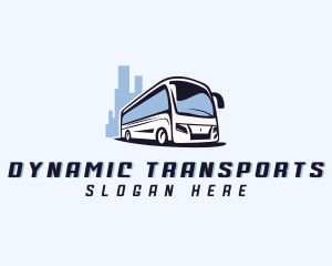 Travel Transport Bus logo design