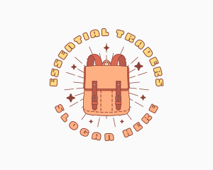 Cute Backpack Bag Logo