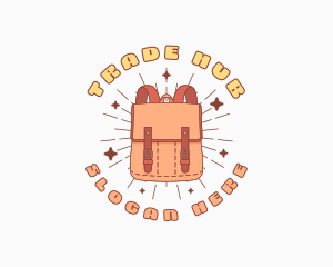 Cute Backpack Bag Logo