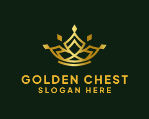 Golden Royal Crown logo design