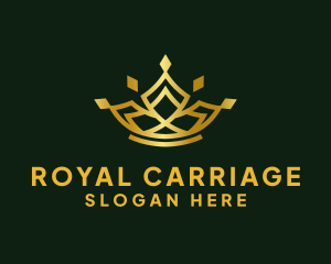 Golden Royal Crown logo design