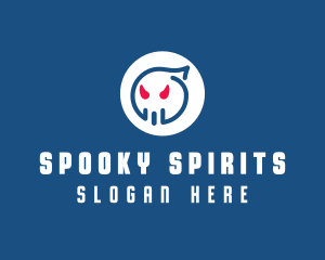 Esports Spooky Ghost logo design