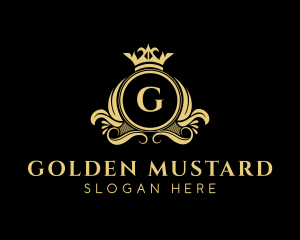 Golden Premium Business logo design