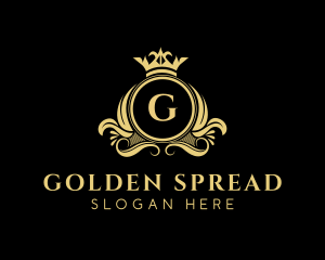 Golden Premium Business logo design