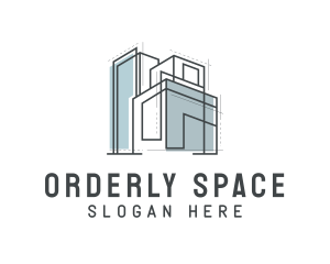 Residential Space Building Realty logo design