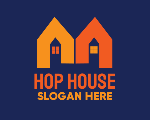 Orange Housing Property logo design