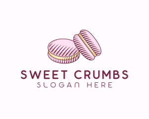 Macaroon Pastry Dessert logo design