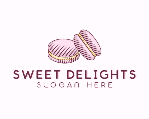 Macaroon Pastry Dessert logo