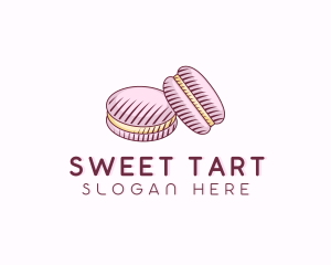 Macaroon Pastry Dessert logo design