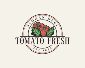 Homegrown Organic Tomato logo design