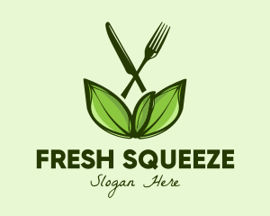 Healthy Greens Salad Food logo design