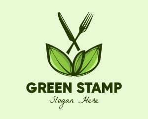 Healthy Greens Salad Food logo design