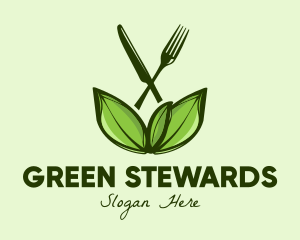 Healthy Greens Salad Food logo design