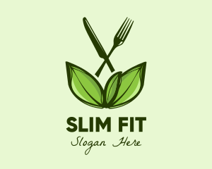 Healthy Greens Salad Food logo design