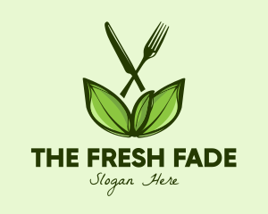 Healthy Greens Salad Food logo design