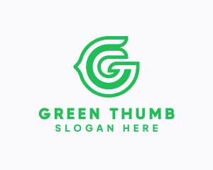 Eco Friendly Letter G  logo design