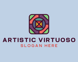 Mosaic Art App logo design